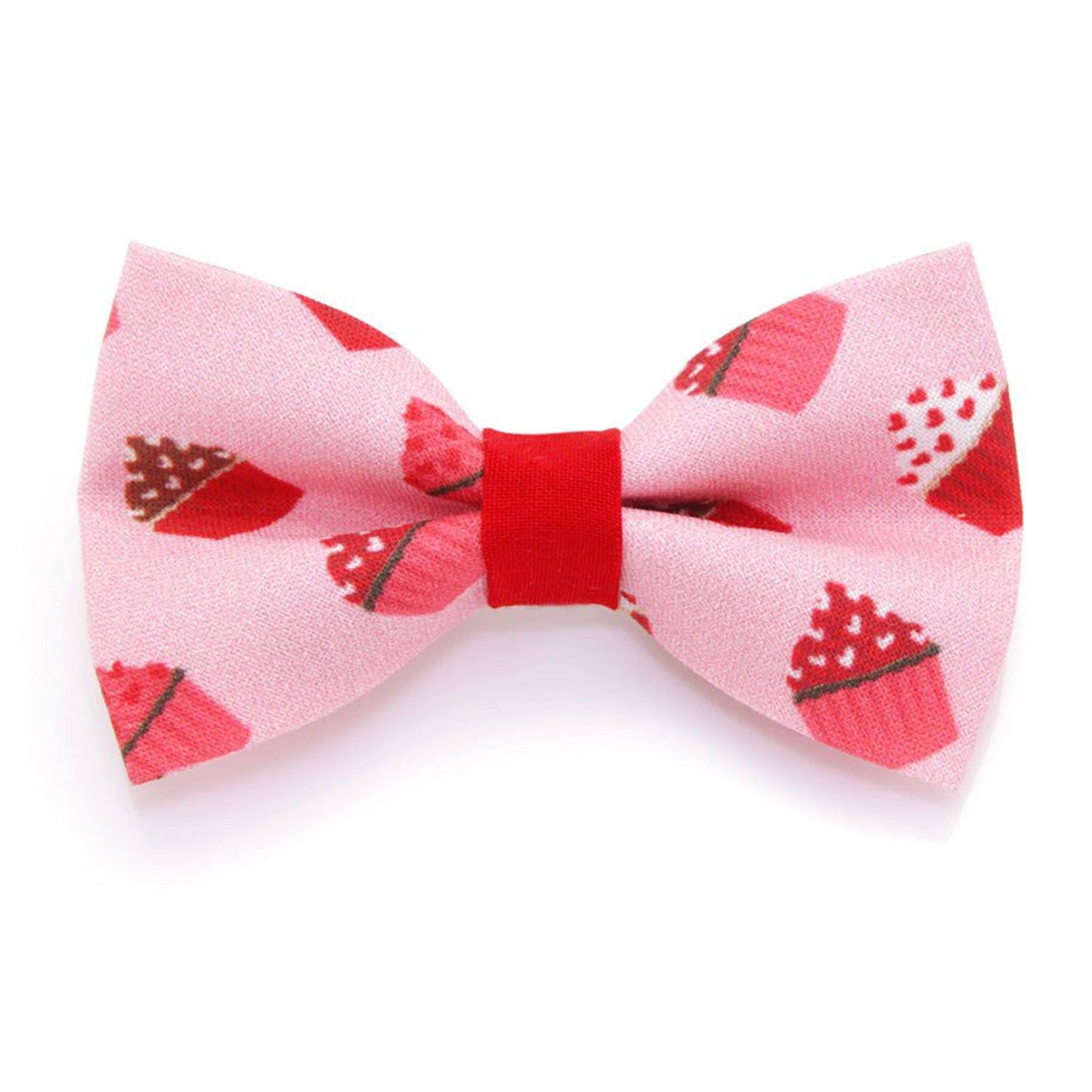 Cat Collar and Bow Tie Set - Pink Cupcake
