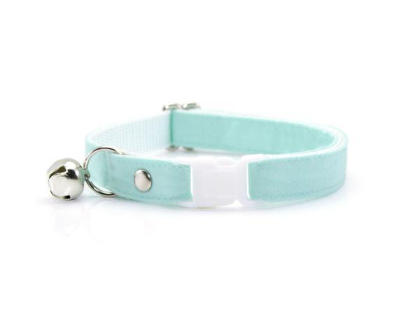 Cat Collar and Bow Tie Set - Mint