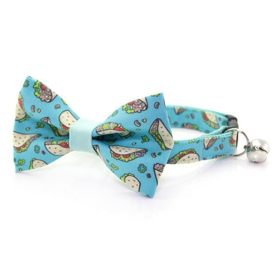 Cat Collar and Bow Tie Set - Taco Party