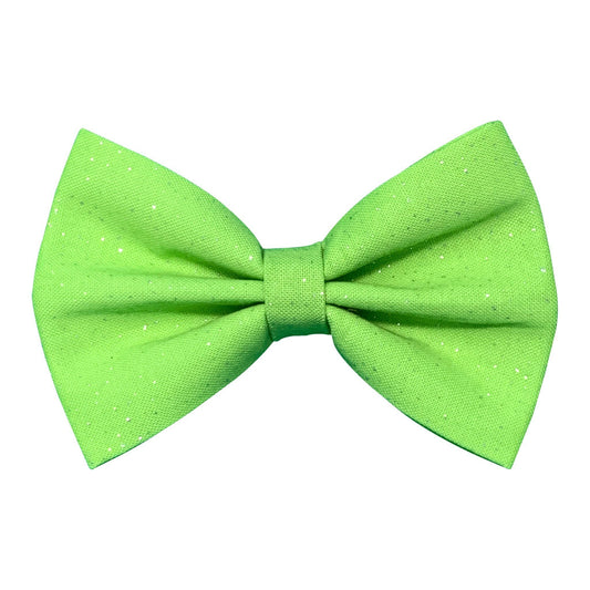 Pet Bow Tie - Lime Sparkle
