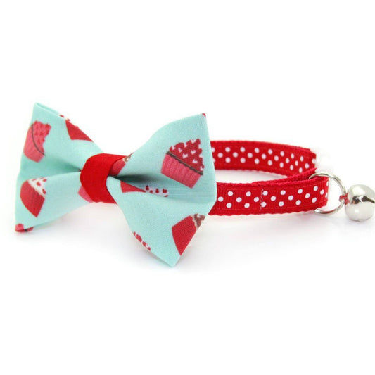 Pet Collar  - Hey Cupcake- Mint