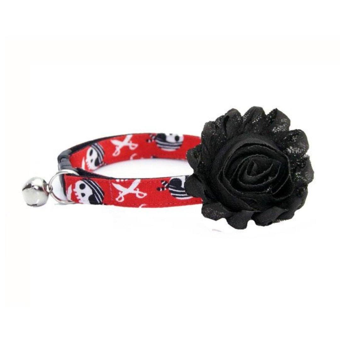 Pet Collar - Pirate Swashbuckler Skulls