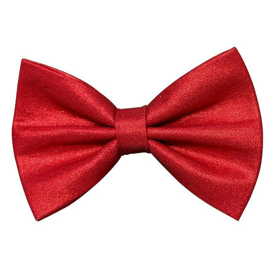 Pet Bow Tie - Red Shimmer Foil