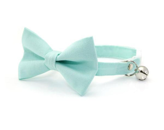 Cat Collar and Bow Tie Set  - Mint